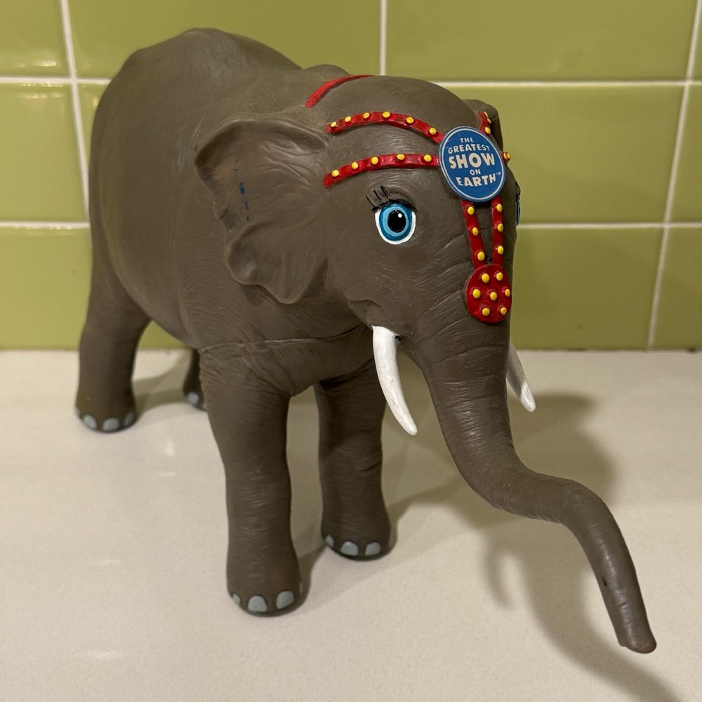 Ringling Brothers Barnum & Bailey "The Greatest Show on Earth" Rubber Elephant - Picture 1 of 6